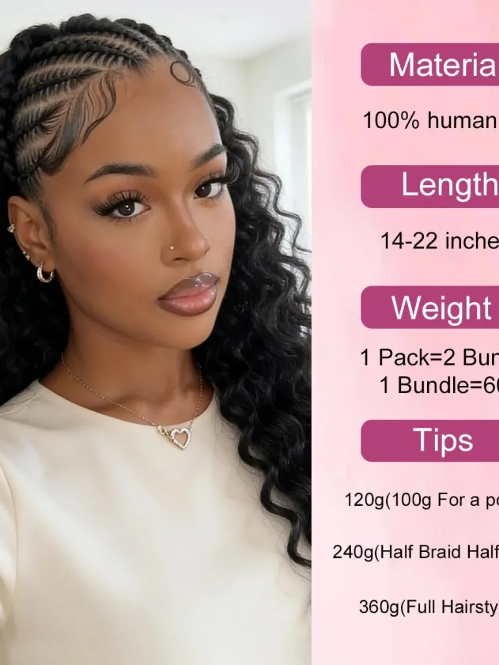 Human Crochet Hair